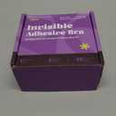 Invisible Strapless Sticky Bra Push up for Women, Ultra Adhesive Bra for Backless Dress, Cleavage Bra Lift Novelty Bras (B Cup, Light Beige)