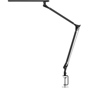 UPLIFT DESK E7 LED Desk Lamp with Clamp - Adjustable 3 Color Modes, Dimmable Black Architect Light for Standing Desk, Home Office, Dual Monitor Computer Work