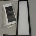 DBF Solar Address Sign, Dual-Sided House Numbers for Outside Waterproof, 3 Colors LED Illuminated Solar Powered Address Plaque with Stakes, Outdoor House Number for Yard Street Home Garden