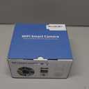 Hiseeu 3MP Security Camera Outdoor,WiFi Camera, Auto Tracking&Light Alarm Floodlight & Color Night Vision,Two-Way Audio, Plug-in Cable,Compatible Wireless System