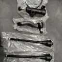 Detroit Axle - Front End 11pc Suspension Kit for Chevy Silverado Sierra Avalanche Suburban GMC Yukon XL 2500 3500 HD Hummer H2, Ball Joints Tie Rods Sway Bars Pitman Idler Arm Bracket Pivot Replacement