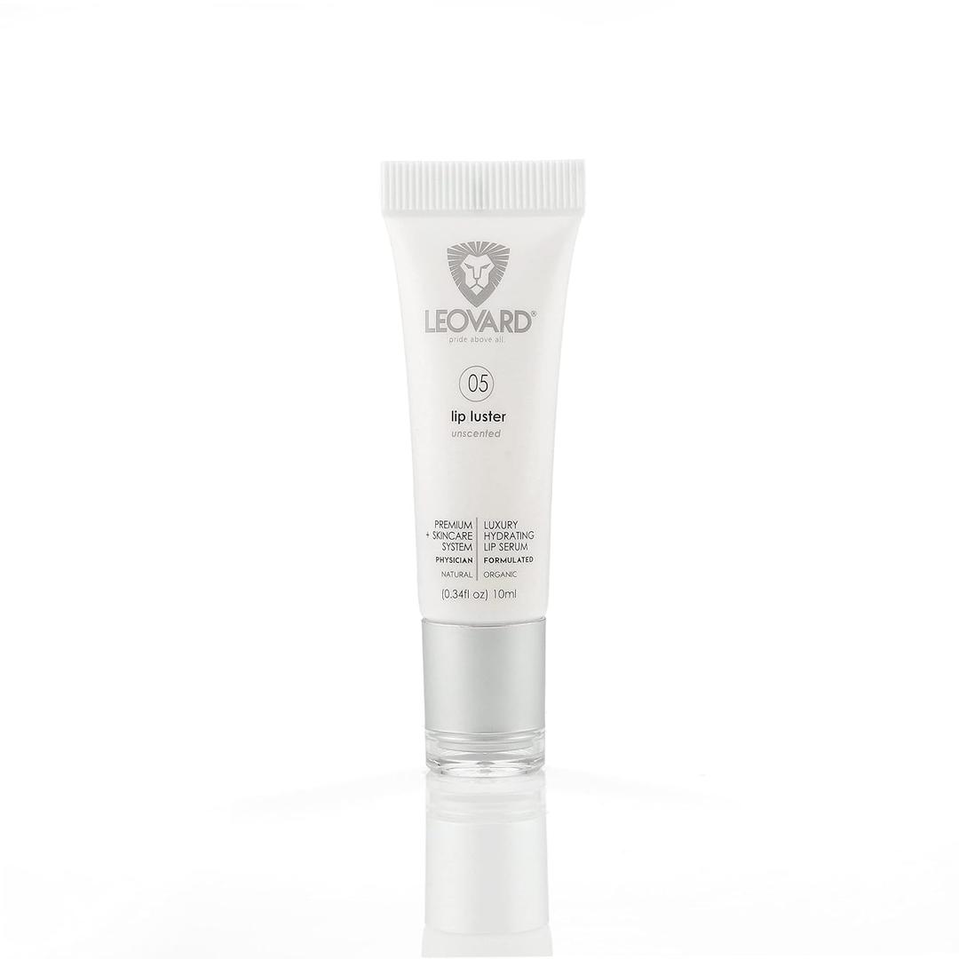 Lip Luster Hyaluronic Acid Lip Balm Hydrating Lip Serum - Organic Natural Lip Hydrating Treatment, Moisturizing Lip Serum, Reduce Dryness Lip Lines Lip Enhancer For Fuller Plump Lips (1 Pack) (0.34 Fl Oz (Pack of 1))