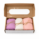 Newborn Photography Props - 3 Pcs Stretch Wraps, Professional Baby Photo Props, Long Ripple Wrap for 0-6 Months (Purple, White, Pink)