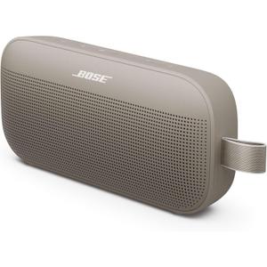 Bose SoundLink Flex Portable Bluetooth Speaker (2nd Gen), Portable Outdoor Speaker with Hi-Fi Audio, Up to 12 Hours Battery Life, Waterproof and Dustproof, Sandstone