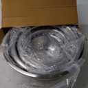 FineDine Stainless Steel Mixing Bowls Set, Dishwasher Safe, Up To 8 Quart Metal Mixing Bowls For Kitchen, Nesting, Large, Small, Big Food Prep, Cooking, Baking 5 Pack