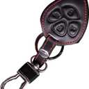 KAWIHEN Leather Key Fob Case Cover Compatible with for Toyota Camry Corolla Avalon RAV4 Yaris Matrix 4Runner BRZ HYQ12BBY 89070-06232