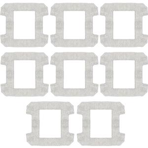 8 Pack Cleaning Rag for Ecovacs Winbot W2 Omni, W1, W1 Pro Window Vacuum Cleaner Robot, Washable and Reusable Mop Cloth Pad Accessories