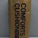 Seat Cushion for Truck Driver, Memory Foam Truck Seat Cushion with L-Shaped Ergonomic Design, Lumbar Support Pillow & Tailbone Pain Relief for Long Driving, Semi Truck Accessories (Average Size)