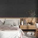VEELIKE Thick Charcoal Black Concrete Wallpaper Peel and Stick Dark Concrete Contact Paper for Countertops Walls 24''x118'' Waterproof Self Adhesive Industrial Cement Vinyl for Bedroom Bathroom Renter