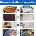 Wood and Metal Paint 2-in-1 Brush (6.35oz, White) Convenient Solid Wood Furniture Repair, Outdoor Metal Coating