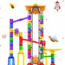 Motorized Marble Run - Marble Runs Stem Toys for Kids 4-8 8-12 - Construction Building Educational Space Toys 5-7 8-10 - Birthday for Boys and Girls (Small)