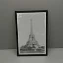 upsimples 12x18 Picture Frame, Display Pictures 11x17 with Mat or 12 x 18 Without, Wall Hanging Poster Frames, Black, 1 Pack