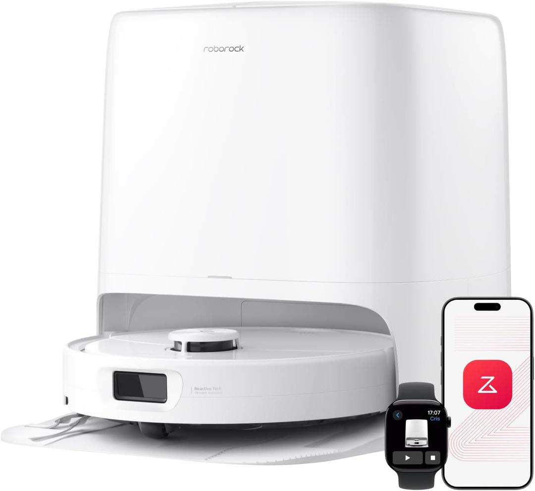 roborock 2026 New Qrevo 2 Pro Robot Vacuum and Mop, 20,000Pa Suction
FlexiArm Edge Mopping, Zero-Tangle, High-Temperature Mop Self-Cleaning, Smart Obstacle Avoidance for Pet Hair & Carpet, White