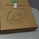 R&T Potty Training Seat for Boys and Girls, Fits Elongated Toilets, Anti-Slip Rubber and Splash Guard, Easy for Toddler Potty TrainingKids Toilet Seat