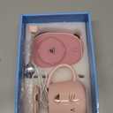 Cat Coffee Cup Warmer Coffee Warmer with Mug for Women Electric Coffee Mug Heater Temperature Control Ceramic Cute Cat Smart Coffee Warmer for Office Christmas Birthday Gift (Pink)