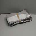 Premium Kitchen Towels (20x 28, 6 Pack) | Large Cotton Dish Towels | Flat & Terry Highly Absorbent Kitchen Linen Set with Hanging Loop | Gray 