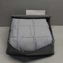 Topblan Weighted Blanket for Adults 12lbs, Soft Cooling Breathable Weighted Throw for Sleeping, Washable Heavy Blanket with Glass Beads for Winter, Sofa Bed, 48"x72" Twin Size, Grey