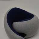Ostrichpillow Go Neck Pillow, Travel Pillows for Airplanes, Premium Memory Foam Travel Pillow, 360 Ergonomic Design, Asymmetrical Sides, Travel Bag Included, Washable Modal Cover (Onesize, Deep Blue)