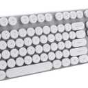 Wired Keyboard - Highly Elastic Floating Keyboard With Backlight Key Caps, Colourful Mixed Light - Illuminated Keyboard