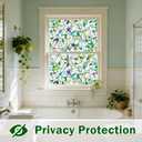 Window Film, Frosted Privacy, One Way Tint, UV Block, Heat Insulation, Anti-Glare, Static Cling, Renter Friendly for Home Bathroom Door
