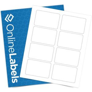 Printable Name Tags - 2-1/3 x 3-3/8 - Pack of 800, 100 Sheets - Inkjet/Laser Printer - Online Labels