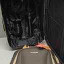 Rockland Fashion Softside Upright Luggage Set, 'Expandable, Lightweight, Telescopic Handle, Wheel, Brown, 2-Piece (14/ 19)