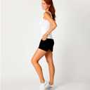 SOFIBELLA UV Staples 14 in Womens Tennis Skirt (Black, XS)