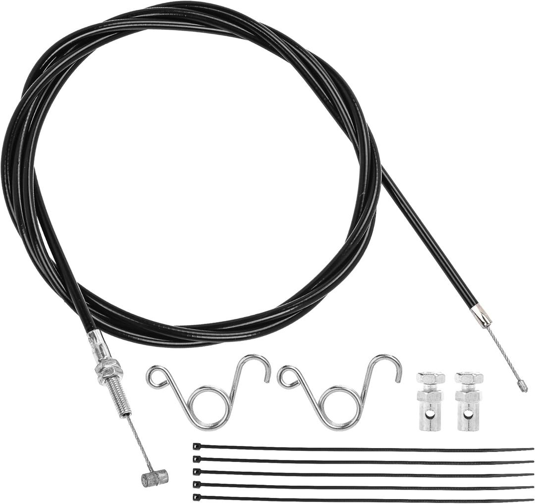 BlueStars 84 Inch Go Kart Throttle Cable Kit - Compatible with Coleman KT196, Predator 196cc/212cc/224cc 6.5HP Engines, Hisun HS200GK Off-Road Gas Powered Go Kart Cart