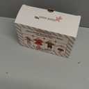 Giant bean Bunny Toys for Kids, Christmas Bunny, 4 PCS Hand Made Rabbit Family Dolls with Removable Clothes, Suitable for Infants, Boys and Girls, Dollhouse People (Red)