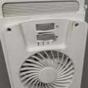 Comfort Zone Triple Window Fan with Adjustable Thermostat | 3-Speed High-Velocity Cooling | Horizontal or Vertical Manual Control | Fits Double Hung Windows (Min 25" x 8") | Fully Assembled | White