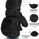BEAST RAGE MMA Gloves for Men Women,Adjustable Wrist Support Open Palm Martial Arts Mitts Grappling Sparring for Muay Thai Cage Fighting Combat Taekwondo Kickboxing Boxing Training, Large-X-Large