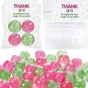 Leitee 48 Pcs Halloween Witch Party Favors Set Pink and Green Glitter Bounce Balls with Goodie Bags Princess Prince Party Favors Wizard Halloween Friendship Gifts for Witch Movie Themed Birthday Gifts
