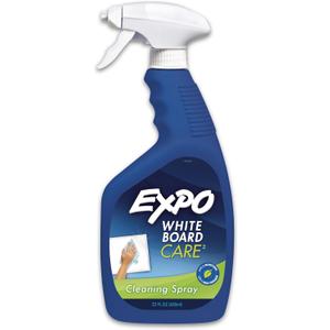 EXPO Dry Erase Whiteboard Cleaning Spray, 22 oz, Efficient Whiteboard Cleanser, Classroom and Office Supplies (1 Fl Oz (Pack of 1))