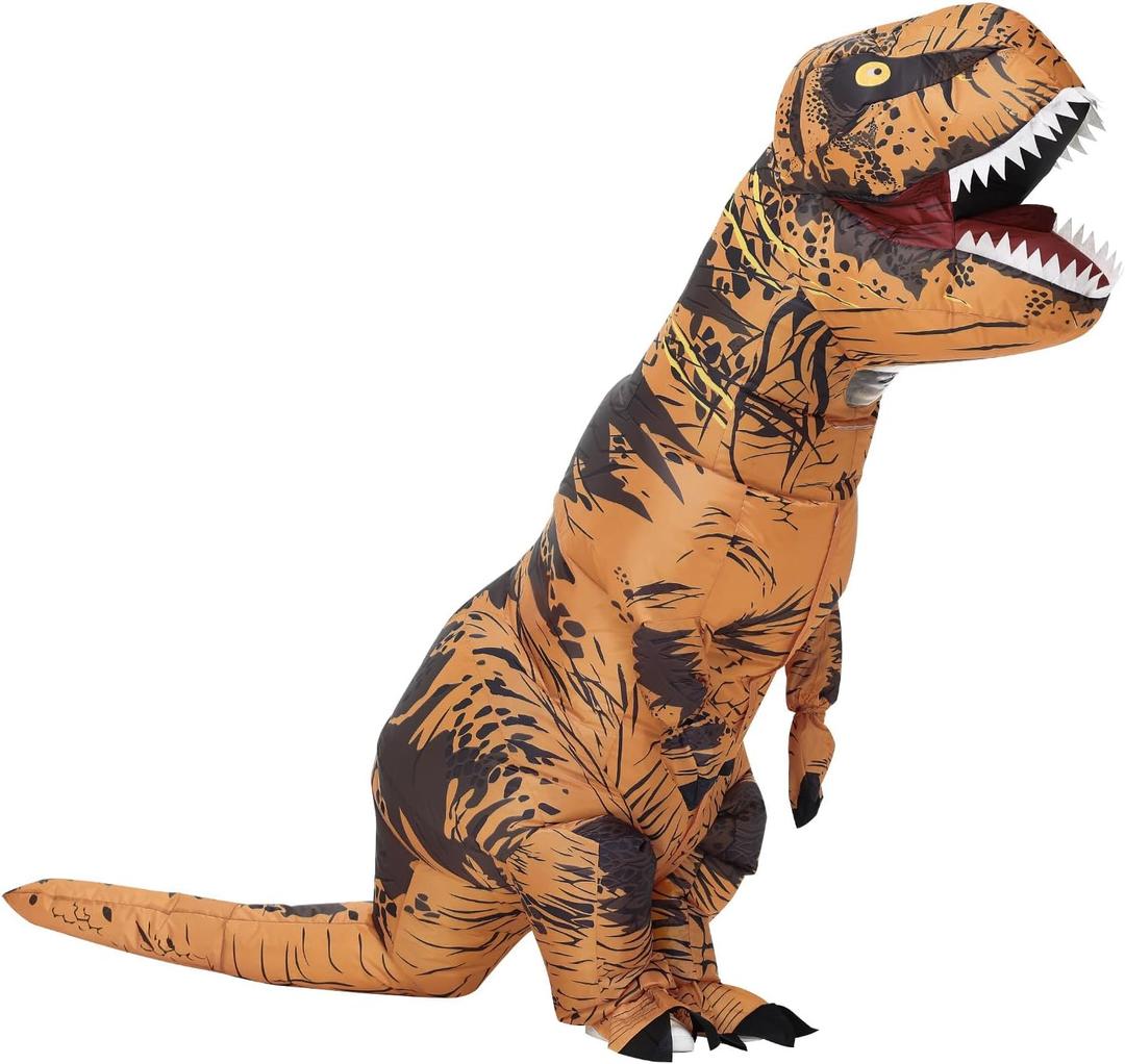 Inflatable Dinosaur Costume for Kids/Teens,Halloween Costumes T Rex Blow Up Costumes for Boys Girls,Cosplay Party