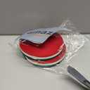 Voya 2Pcs Green/White/Red Ribbon - Ribbon for Crafts and Decorations, Vibrant Colors & Durable, Perfect for Fiesta Parties, Parades, and DIY Projects (Red/White/Green, 7/8"-50 Yds)