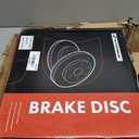 A-Premium 12.6 In (320mm) Front Vented Brake Rotors and Ceramic Pads Kit