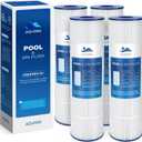 CCP420 Pool Filter Cartridges 4 Pack, Compatible with Pentair Clean & Clear Plus 420, 178584, 179135, R173576, Pleatco PCC105, PCC105-PAK4, Filbur FC-6470, Unicel C-7471