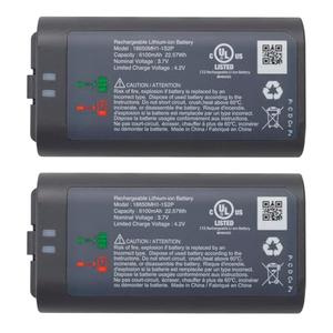 2-Pack Upgraded Replacement Battery for myQ Smart Garage Video Keypad Alarm System,Lithium-ion Battery Compatible with MYQ 18650MH1-1S2P with Micro-USB Rapid Charging Cable,3.7V 6100mah/22.57Wh