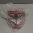 Dinictis Softball Face Mask, Lightweight, Comfortable, with Wide Field Vision, Durable and Safe Face Guards, Premium Protective Softball Fielder's Mask (Red)