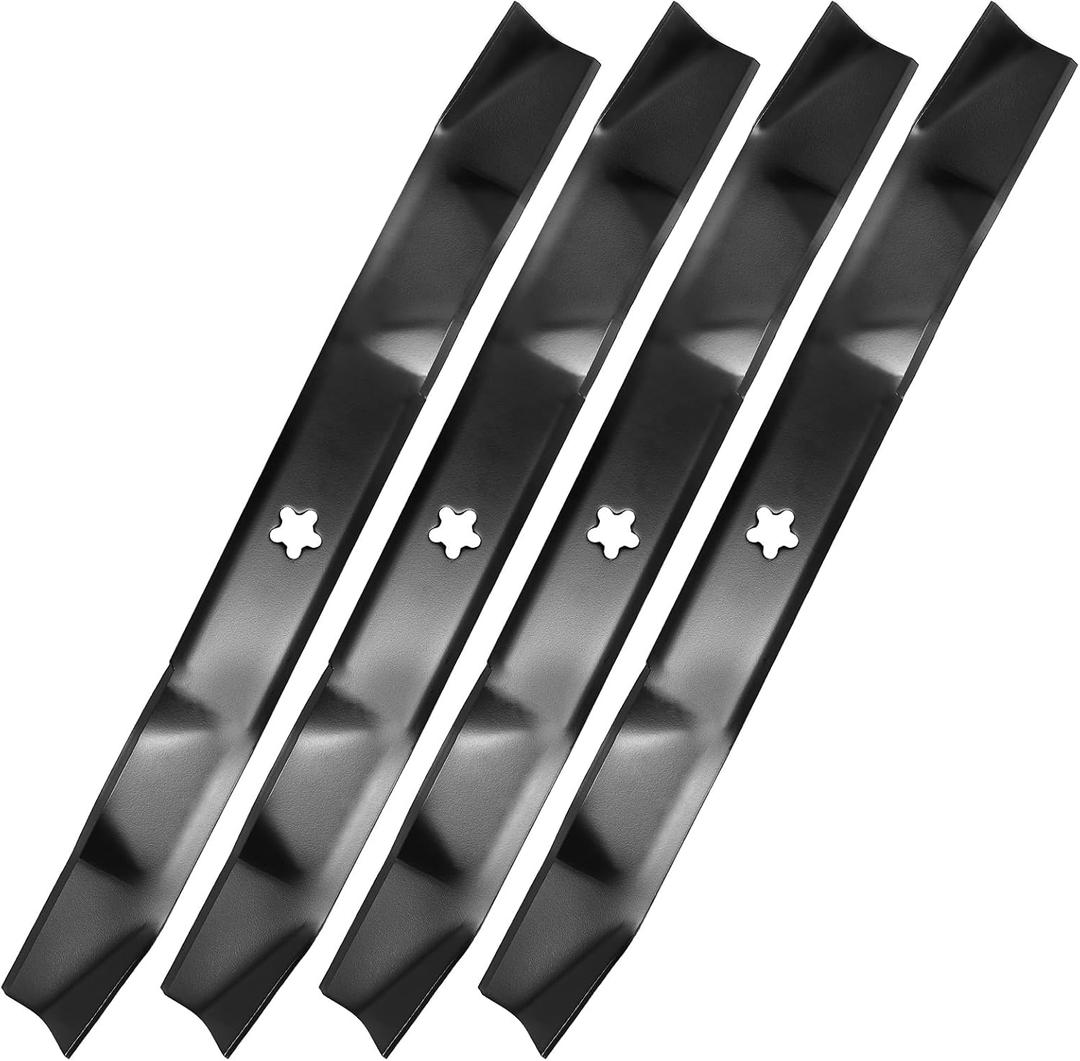 134149 Mulching Blades for 42" Deck, 532134149 Lawn Mower Blades Compatible with Hus-qvarna Pou-LAN Crafts-Man LT1000 LT2000 Riding Mower, Replaces 138971, 422719, 424752, 532422719, 4 Pack