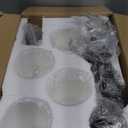 Espird 4 Light Bathroom Vanity Light Fixtures Black,Rustic Farmhouse Vanity Lighting Over Mirror Modern Industrial Lamp with Cylinder Glass Shade UL Certified