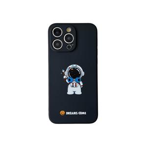 Yonds Queen for iPhone 15 Pro Max Cute Case, Cool Cartoon Astronaut Space Planet Moon Design Stylish Bumper Cover Soft TPU Protective Anti-Slip Shockproof Case(iPhone 15 Pro Max, Painting)
