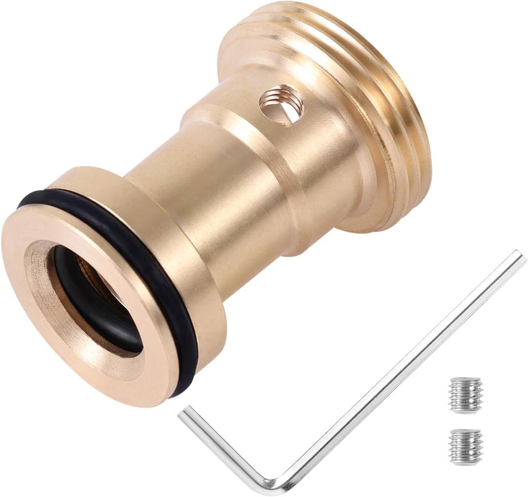 2 x Tub Spout Adapter Kit, Brass Slip on Shower Diverter Repair Kit Bathtub Repair Replacement Parts Compatible with Delta RP33794 Faucet