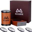 Knife Sharpener Tool Rolling Knife Sharpener Kit, Ceramic Disc Sharpeners Are Used,15&20 Magnetic Inclination Angles Making Sharpening Easier,for Gift Teachers' Day Thanksgiving, Christmas