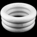 3 Pack 12 Inch Craft Foam Wreath, 2 Inch Thick White Polystyrene Foam Circles Ring, Round Styrofoam Wreath Form for Crafts DIY Arts Floral Projects Home Wedding Decor