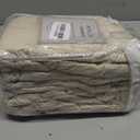 WINLIFE 100% Cotton Quilted Pillow Sham Floral Printed Pillow Cover (King, Beige) (36" x 20" (Pack of 2))