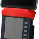 Vapor Fitness Phone Holder Made for PM5 Monitors of Concept 2 Rower, SkiErg and BikeErg - Silicone Smartphone Cradle Compatible with Concept 2 Rowing Machine. Ideal Rower Accessories (Red)