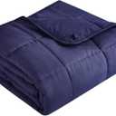 Topcee Weighted Blanket for Adults (25 lbs, 60" x 80") Queen Size Soft Cooling Heavy Blanket Sleeping, Apply to 240-260 lbs Body, Thick Breathable Blanket with Glass Bead, Easy Care