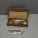 goldenwarm Kitchen Cabinet Pulls Brushed Brass Drawer Handles - Modern Cabinet Drawer Pulls Gold Kitchen Hardware, 4.5in Hole Centers, 5 Pack