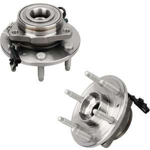 [Pair] 4WD DRIVESTAR 515096 Front Wheel Hub & Bearing Assembly fits for Chevy Tahoe/Silverado(Suburban) 1500/Avalanche, for Cadillac Escalade (ESV/EXT), for GMC Sierra 1500/Yukon/XL 1500, AWD 6 Lug